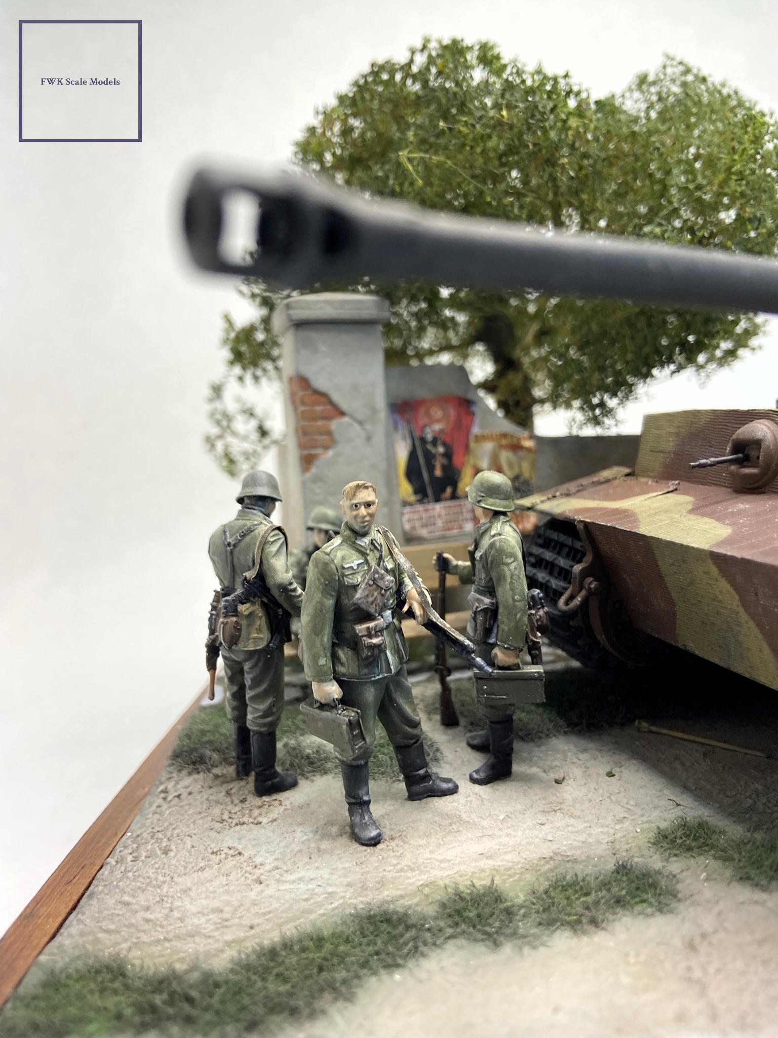 タイガー I - 1:35 ジオラマ - ユニークなコレクター アイテム - Etsy 日本