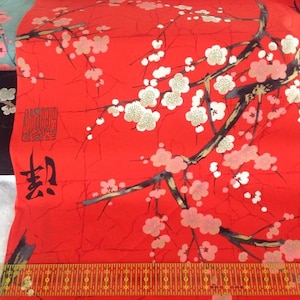 Golden Garden red from Alexander Henry Fabrics Indochine collection