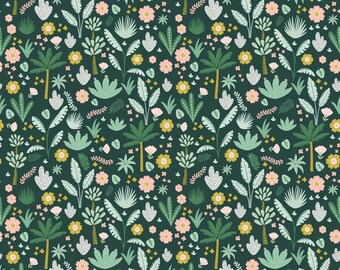 Hibiscus Foliage Hunter from Riley Blake