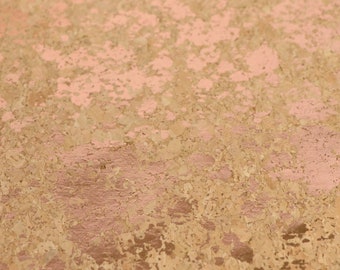 Natural Rose Gold Cork Splatter 16 inches Pro Lite faux leather