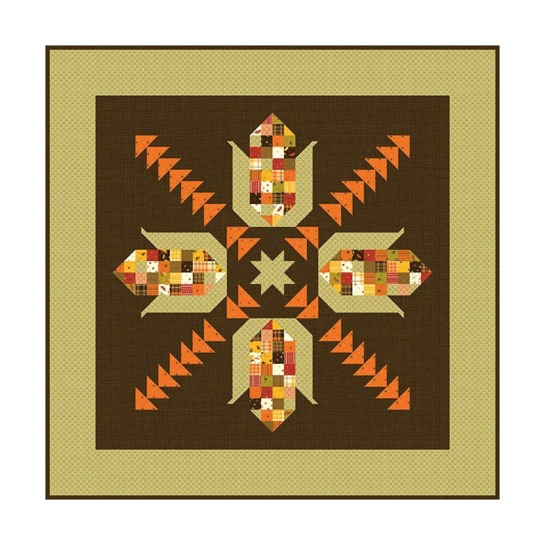 Lets Pop Some Corn Quilt Fabrics Designed by Sandy Gervais From Awesome ...