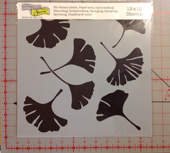 CRAFTERS WORKSHOP TCW192 Templates 12/"X12/"-Ginko Leaves