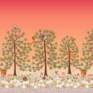 Evergreen Sunset Double Edge Border