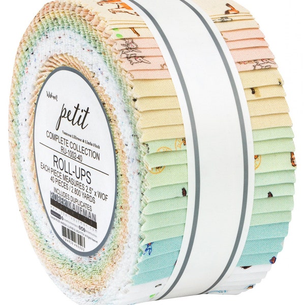 Petit by Vanessa Lillrose & Linda Fitch Complete Collection jelly roll 40 2-1/2" strips