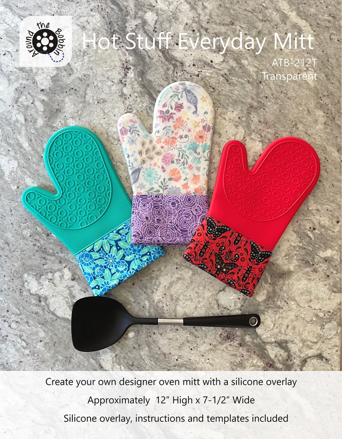 1pc Transparent Silicone Oven Mitts, Whale Kitchen Oven Gloves