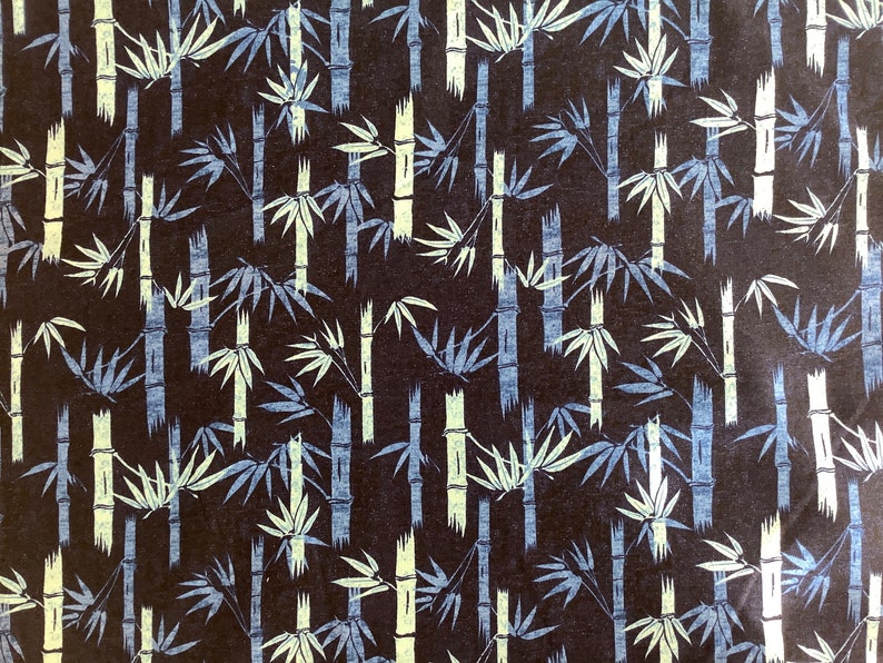 Navy Blue bamboo from Indonesia by P/&B textiles