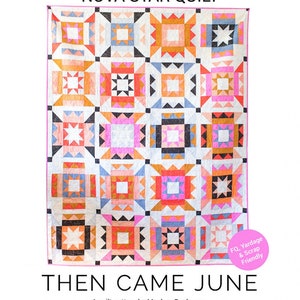 Palette Picks fabrics Or Nova Star Quilt Kit from Then Came June By Meghan Buchanan