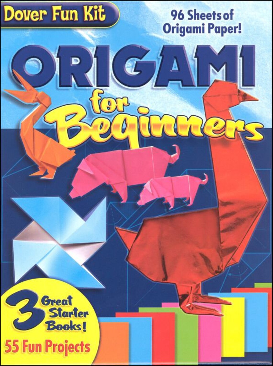 Origami for Beginners Kit three books and paper Etsy
