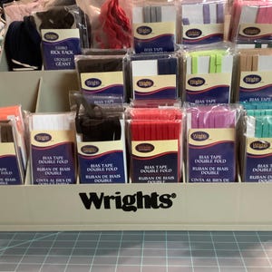 Wright’s Double Fold Bias Tape narrow PC201 1/4 inch