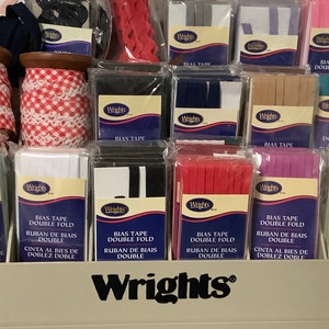 Wright’s Double Fold Bias Tape narrow 1/4 inch PC201