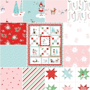 More fabrics from Tasha Noel Pixie Noel 2 collection by Riley Blake by the yard