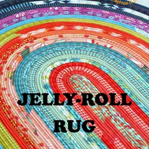 Jelly Roll Rug pattern From R.J. Designs