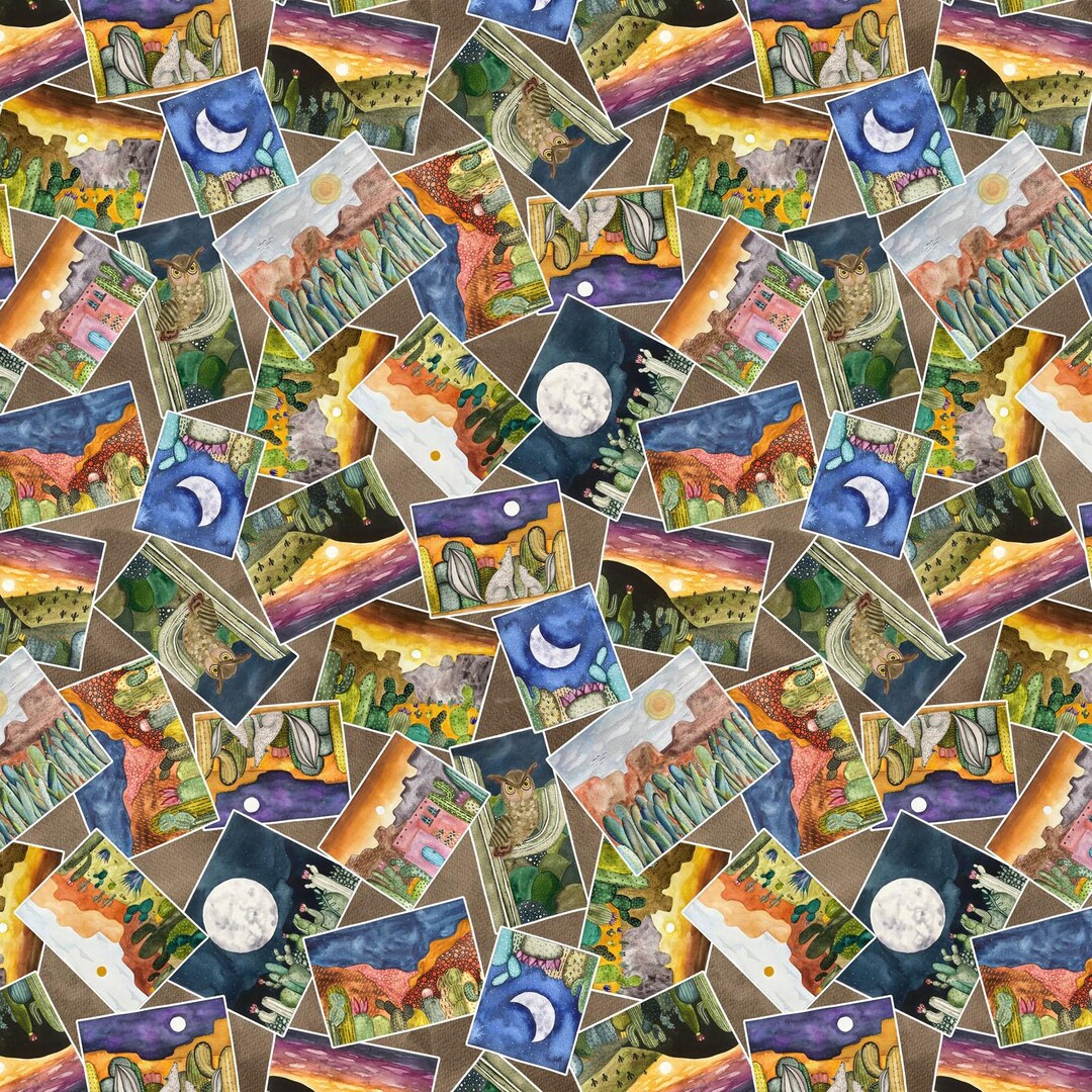 Teritary Pattern Teritary Desert Theme Magical Desert by Mayo Moreno Collection ...