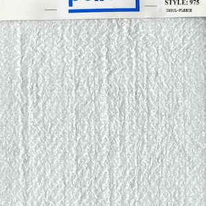 May include: White Pellon Insul-Fleece fabric, style number 975.