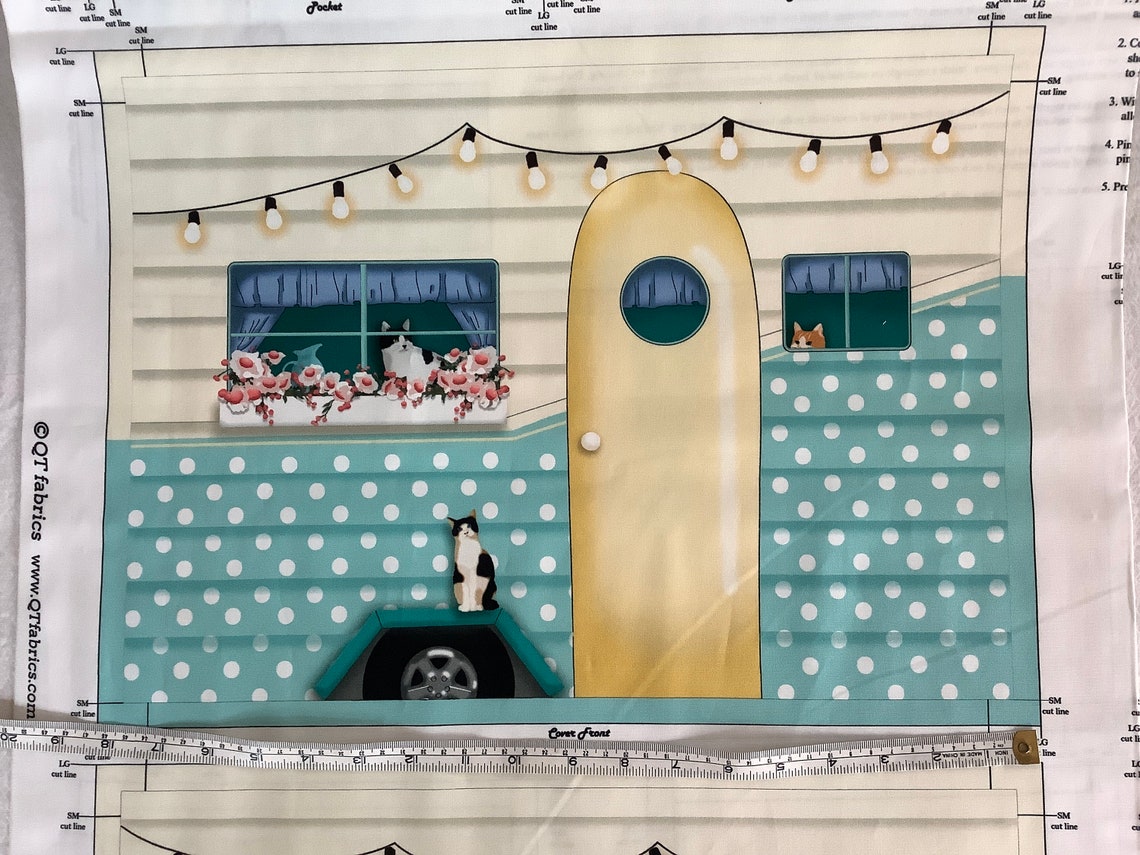 Vintage Camper Sewing Machine Cover for You to Sew Etsy