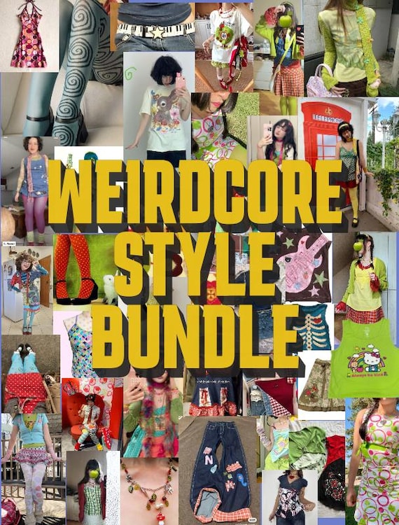Weirdcore Style Bundle – Thrifted Mystery Box, Dreamcore Clothes, Alt Aesthetic Outfit Box