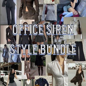 Pacchetto stile Office Siren - Scatola di abiti da lavoro personalizzati, abbigliamento chic e professionale con accessori, moda personalizzata