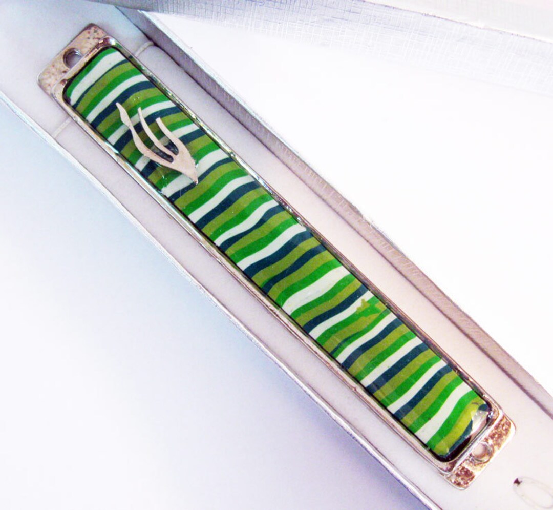 NEW Polymer Clay Handmade Mezuzah Case Judaica by Myfiori Etsy UK