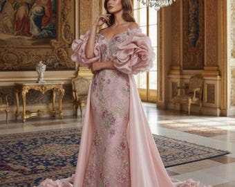 Vestido de novia de encaje de cristal: elegante vestido de novia