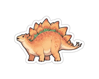 Stegosaurus dinosaur sticker