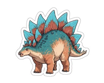 Pegatina del dinosaurio Stegosaurus