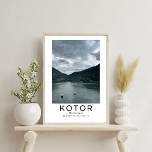 Kotor Home Decor, Kotor Montenegro Poster, Kotor Wall Art, Montenegro Wall Art, Montenegro Painting, Kotor Print