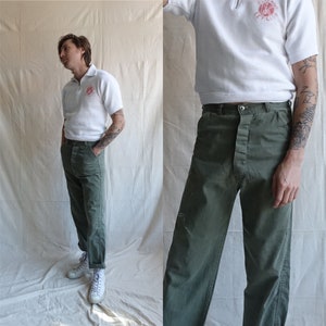 Vintage 40s 50s HBT Military Trousers/ 1940s 1950s WWII - Etsy