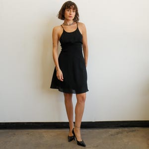 90s mini dress black Vintage Size:Custom Size(Special Instructions for Seller)
