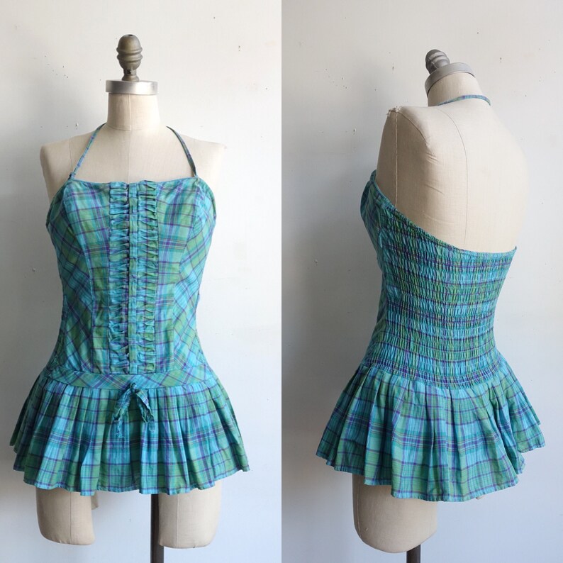 vintage cotton swimsuit