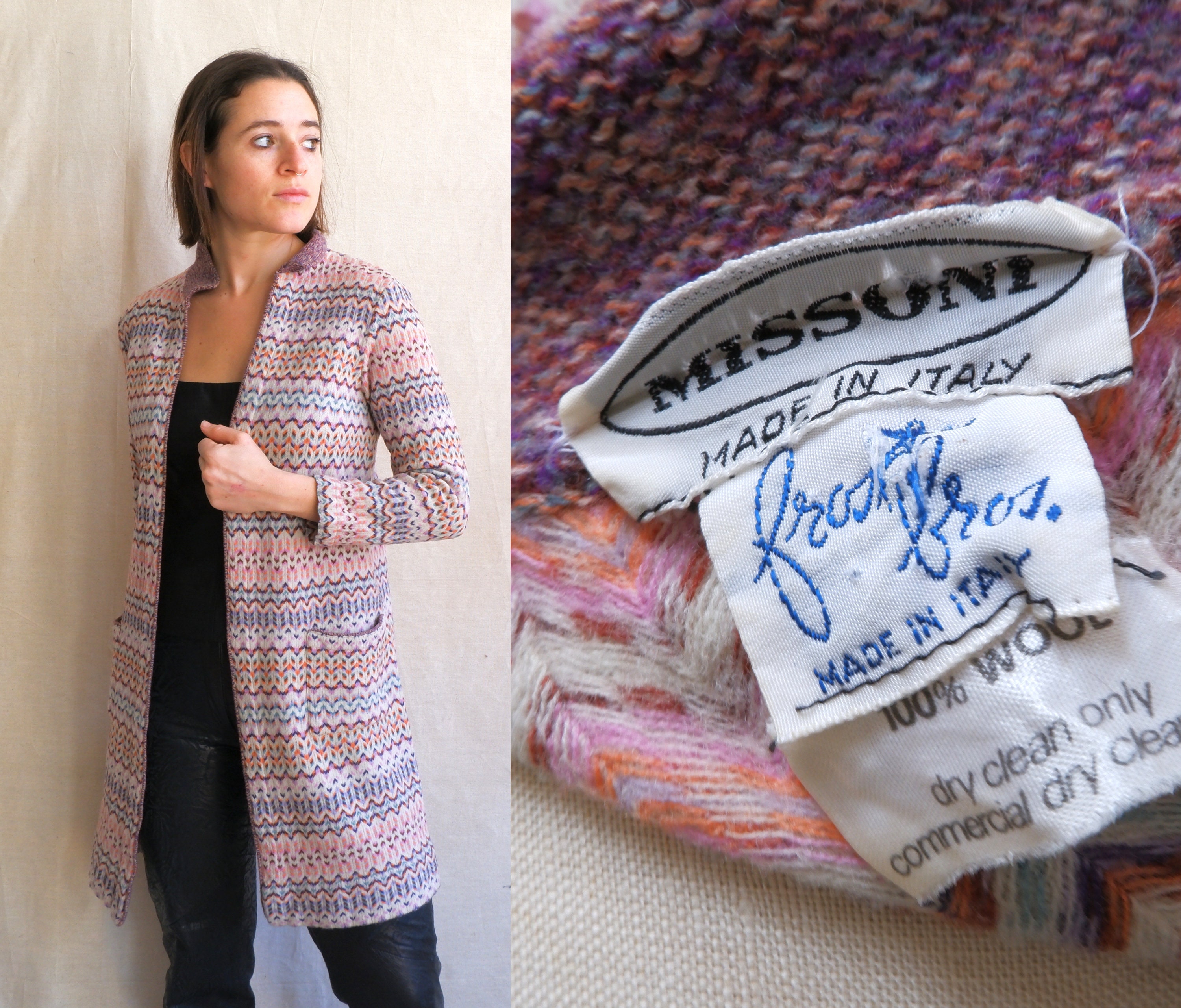 missoni duster cardigan