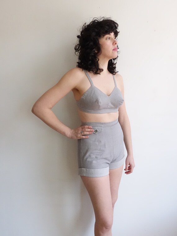 RESERVED Vintage 50s Jantzen Cotton Two Piece Set/