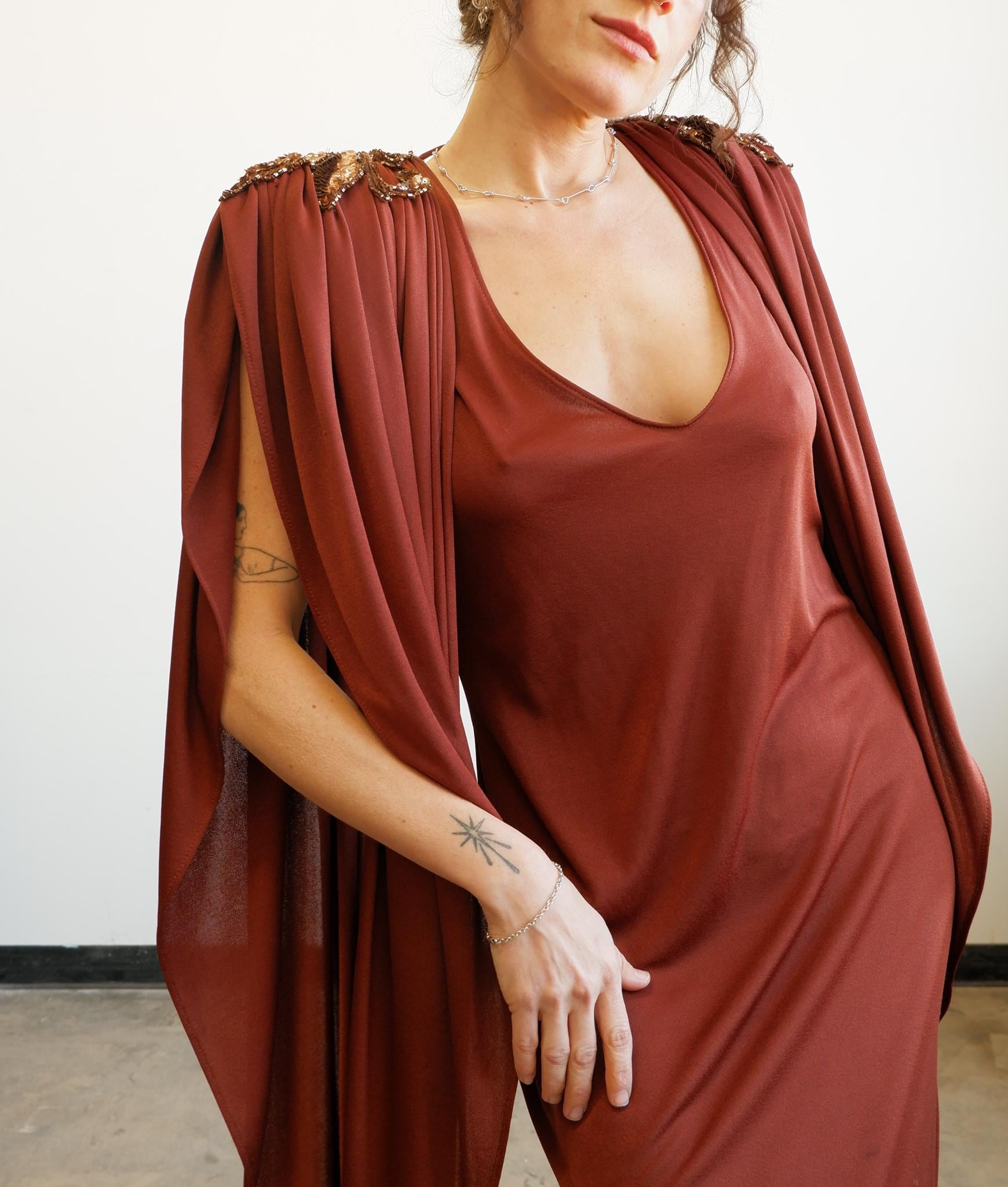 Chestnut Brown Dress - Etsy Chestnut Brown Dress - Etsy