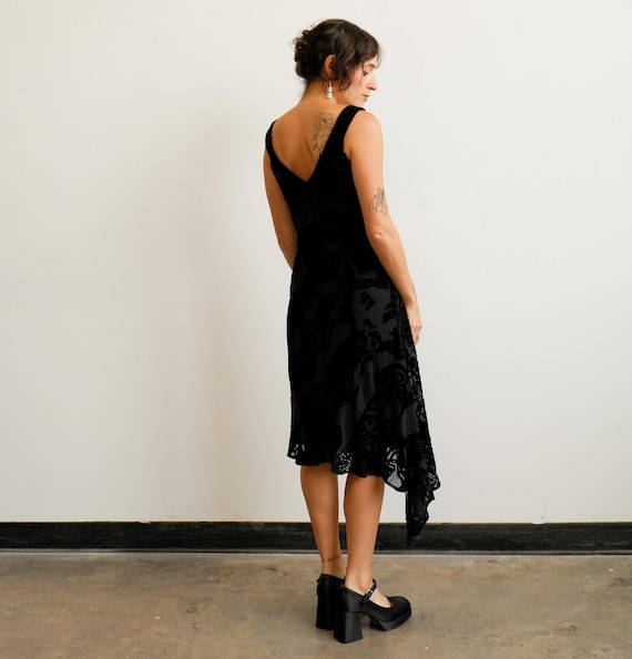 one shoulder asymmetrical hem dress Vale Dress