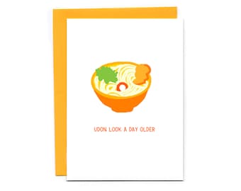 Udon Look A Day Older Funny Birthday Card