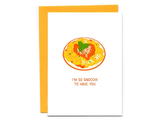 Buy I'm so Gnocchi to Have You Funny Love Card Pasta Pun Online in India - Etsy Buy I'm so Gnocchi to Have You Funny Love Card Pasta Pun Online in India - Etsy