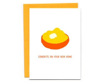 Congrits on your new home - funny housewarming card - congratulations