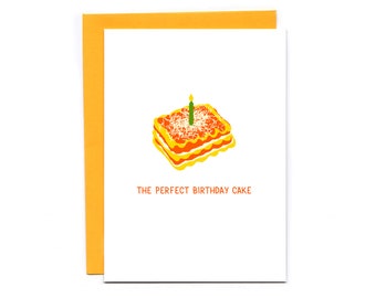 Funny Lasagna Birthday Card
