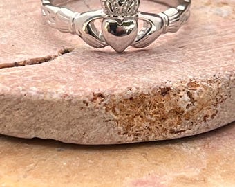 Anllo De Claddagh De 8 Mm, Anllo De Claddagh Celta De Acero