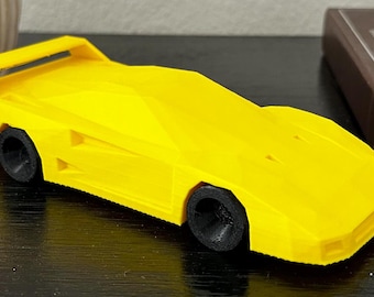 Ferrari F40 Low Polygon desktop display model unique sophisticated 3d printed