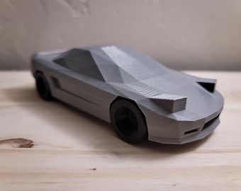 1991 Acura Honda NSX Low Polygon desktop display model car unique 3d printed
