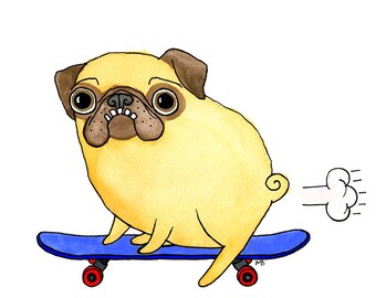 Vinddriven skateboard