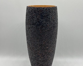 Willow Branded Wood Vase