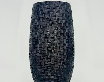 Cherry Basket Weave Vase