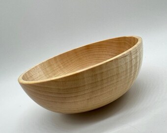 Woodturned Bowl - Maple,  - Handmade