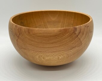 Handmade heirloom woodturned spalted maple bowl