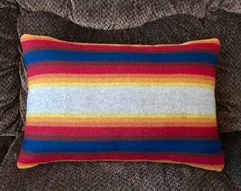 Wool Pillow Cover 19 x 16 Pine Lodge Pendleton Blanket Weight Wool Pillow