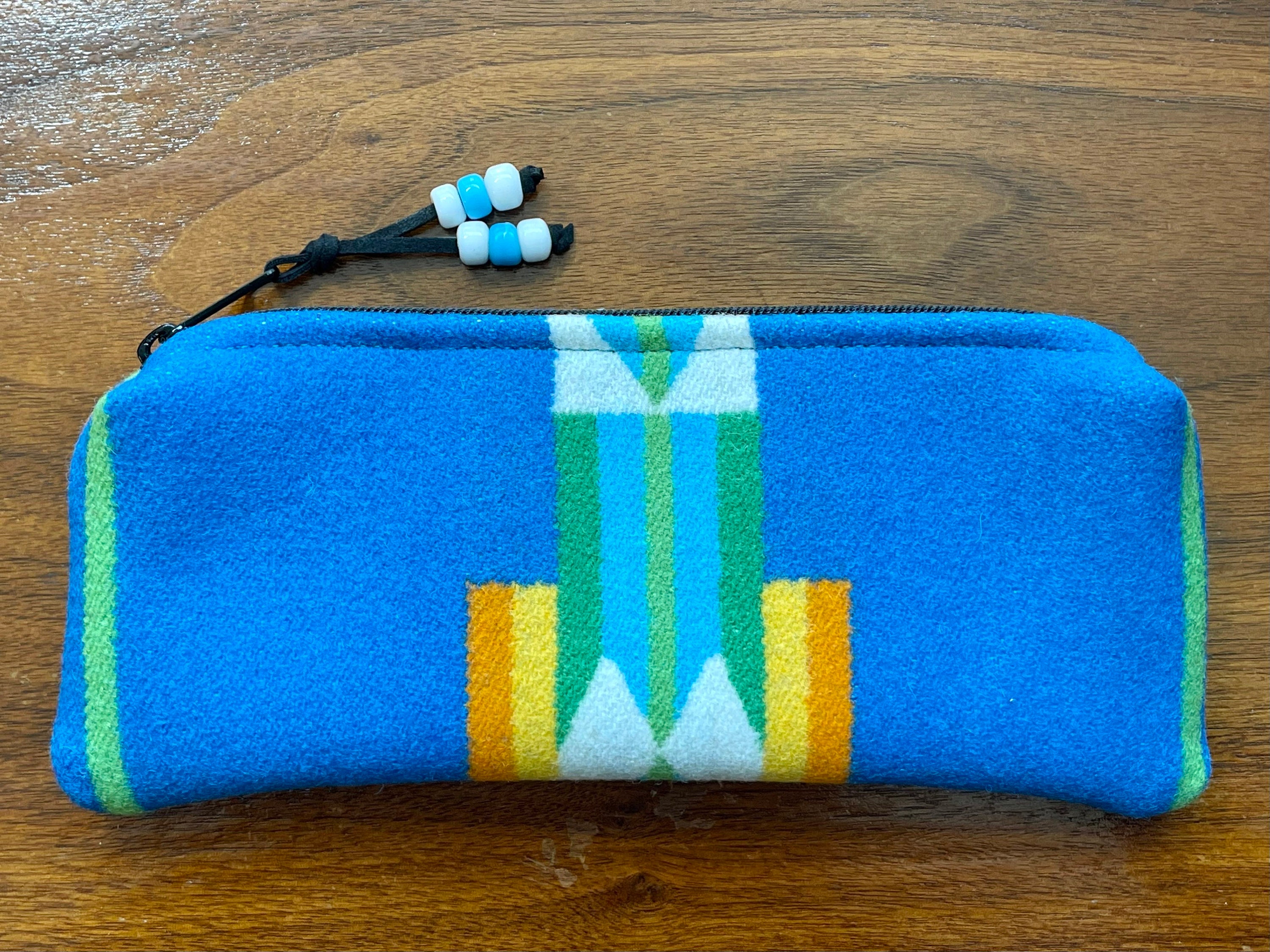 Cute Pencil Case, Plaid Pencil Wool Pouch, Knitting Needle Pouch, Makeup  Brush Bag, Small Zippered Pouch 