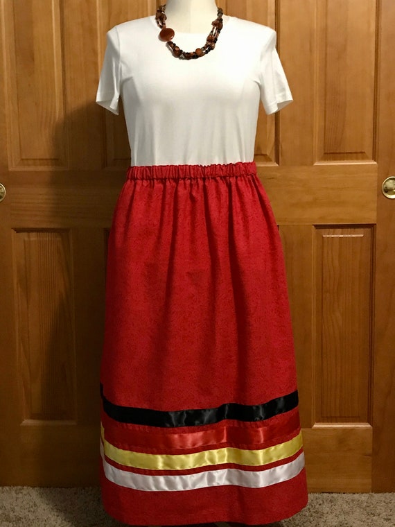 Womens Ribbon Skirt Four Direction Ribbon Made to Order Choose