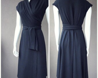 merino wool wrap dress