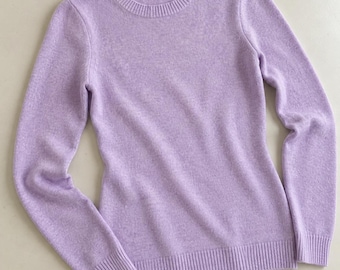 Women’s Wool Sweater, 100% Merino Wool Crewneck, Lightweight Long Sleeve Top, Fine Knit Sweater, Natural Fiber Capsule Wardrobe
